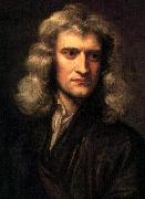 Sir Godfrey Kneller Isaac Newton Spain oil painting artist